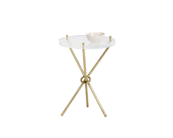 CHER SIDE TABLE - BRASS