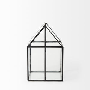 Sikes (Medium) 8L x 8W x 13H Hut Terrarium W/Glass Base