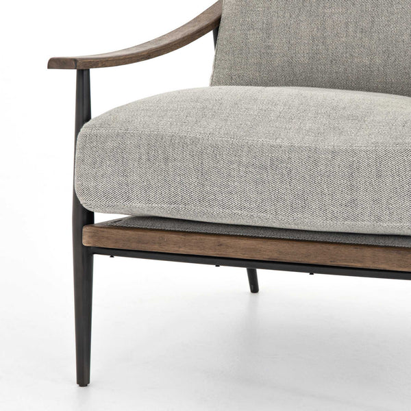 Kennedy Chair In Gabardine Grey