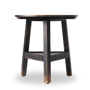 Kickapoo River Cricket Table in Distressed Black