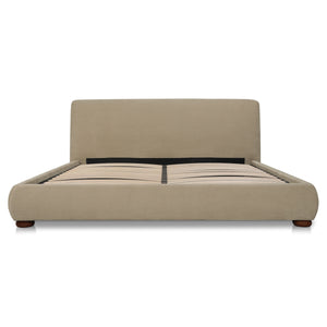 Moe's Beau Queen Storage Bed in Warm Beige