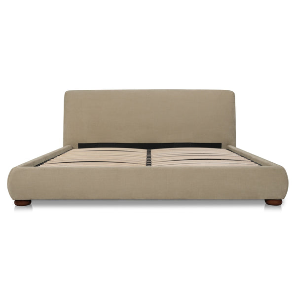 Moe's Beau Queen Storage Bed in Warm Beige