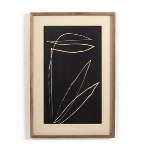 Abstract Botanic Line Drawing In Roseanne