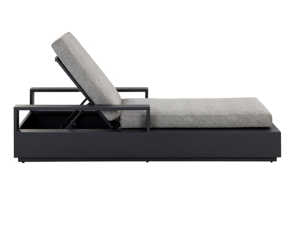 TAVIRA LOUNGER - CHARCOAL - LANIKAI SALT AND PEPPER