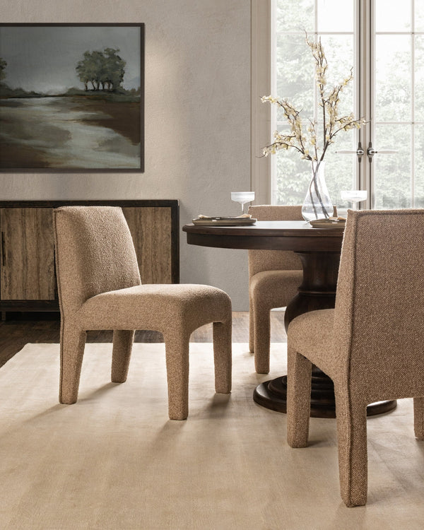 Brookside Solid Wood Round Dining Table