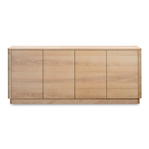 Round Off Sideboard in Natural Oak Finish