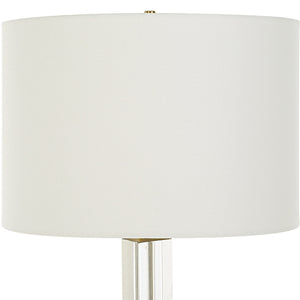 Crystal Column Table Lamp