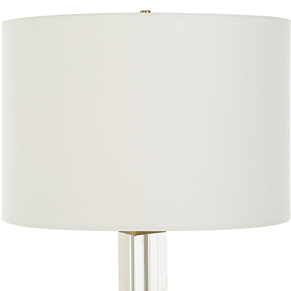 Crystal Column Table Lamp