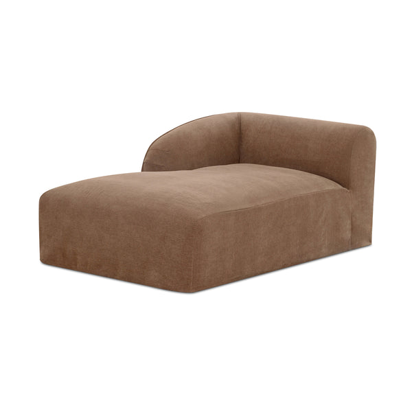 Isla Left Arm Facing Chaise in Mocha