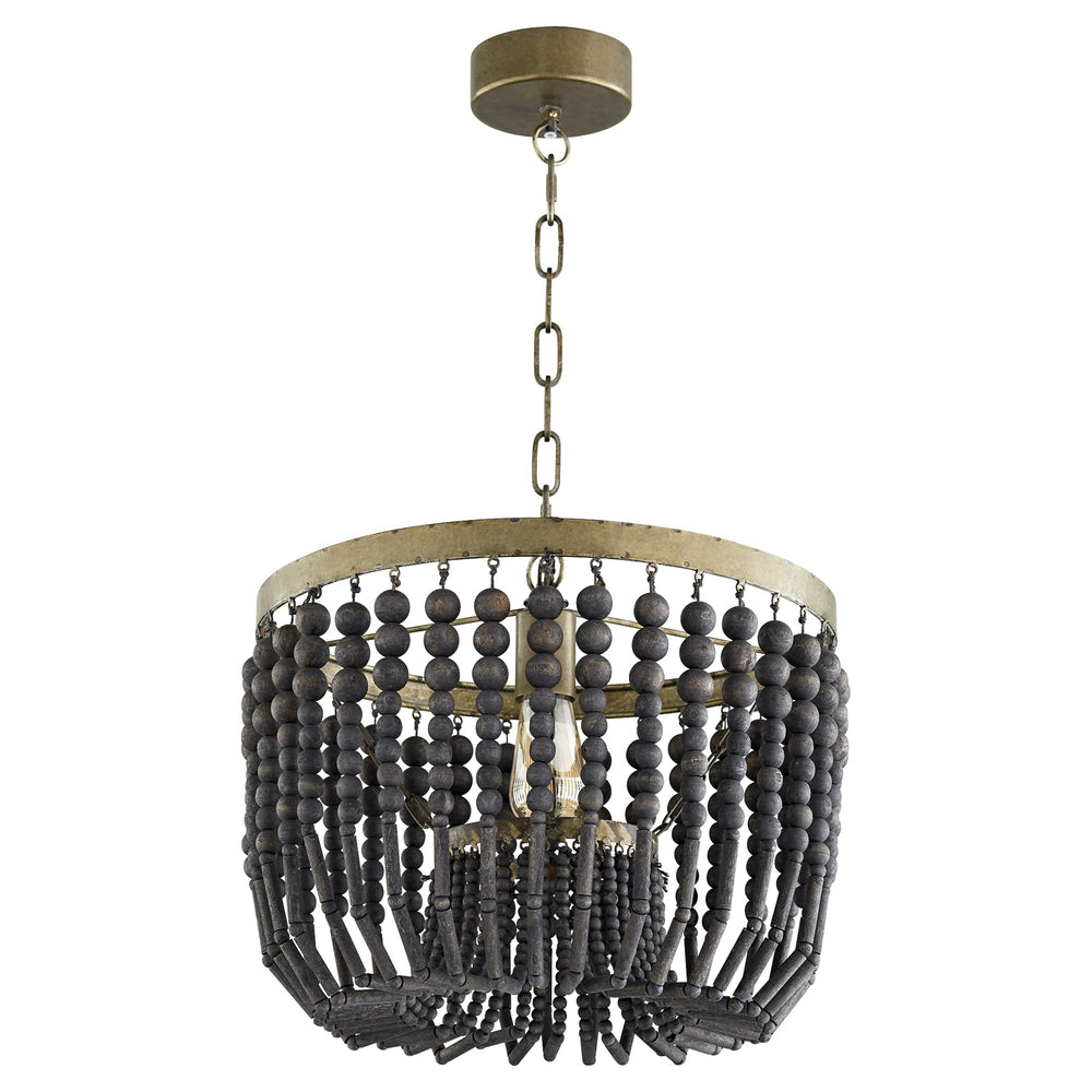 Estrella II Pendant in Tinted Raw Iron