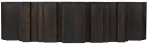 Royce Ebony Walnut Coffee Table in Walnut and Veneer Finish