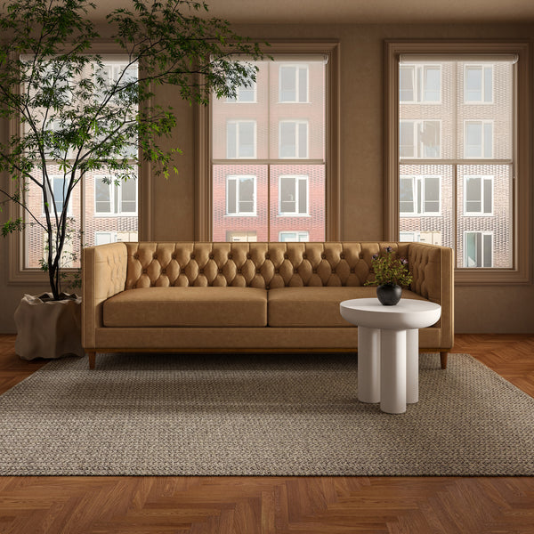 Rocca Side Table in Cream Concrete
