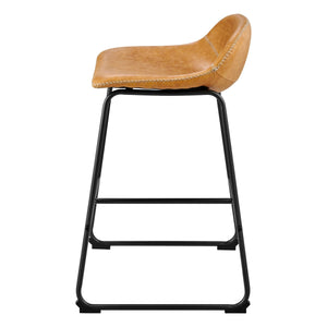 Leighton KD PU Counter Stool, Vintage Cedar