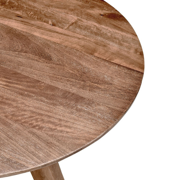 Rodrigo Solid Wood Round Counter Table - Umber