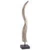 Markhor Sculpture In Grey Wash