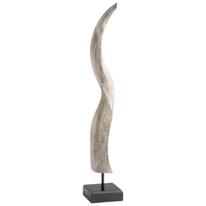 Markhor Sculpture In Grey Wash
