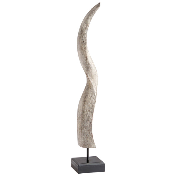 Markhor Sculpture In Grey Wash