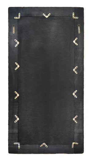 Evergreen Braided Seagrass Rectangle Wall Mirror, Natural