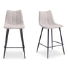 Moe's Alibi Counter Stools Set of 2 in Beige