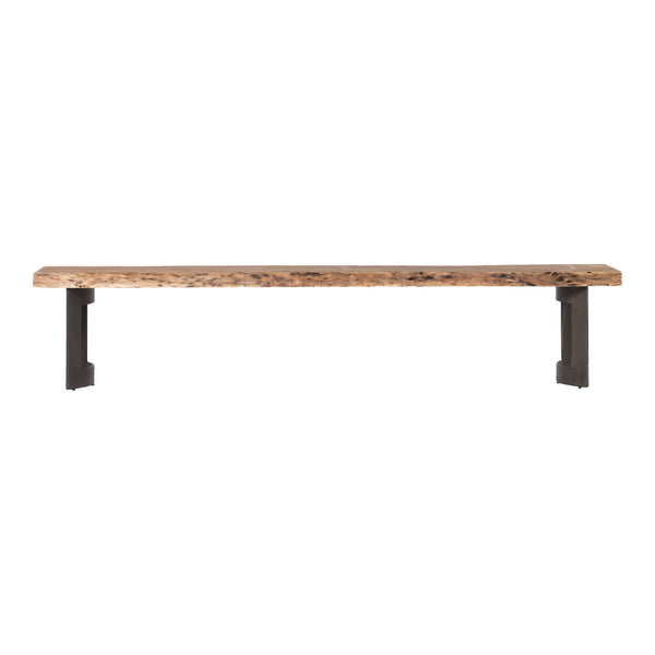 Moe's Bent Bench Large in Natural Acacia