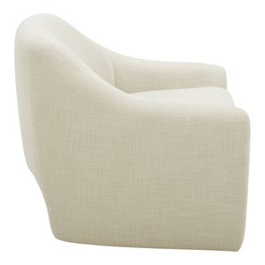 Kenzie Accent Chair in Textured Dune Fabric