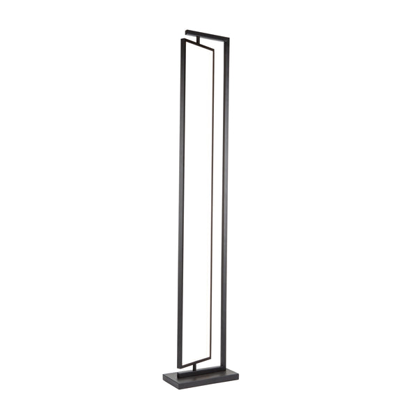 Cortina 40W LED Floor Lamp in Black