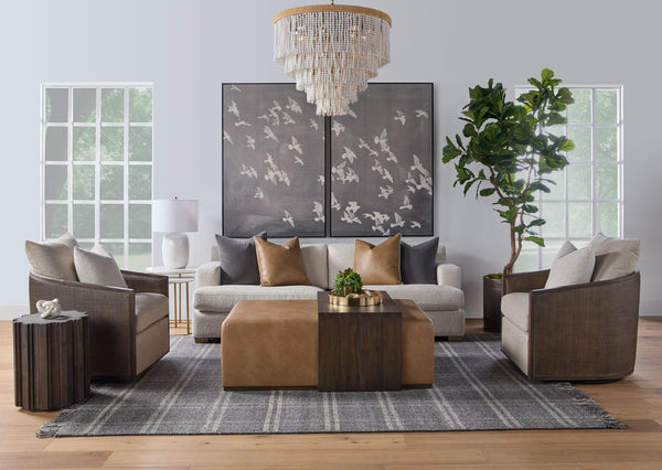 Dovetail Upholstered Coffee Table