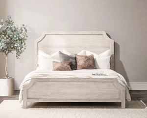 Westmont Solid Wood Queen Bed in Creamwood