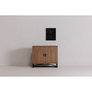 Sierra 2 Door Cabinet Natural Wood