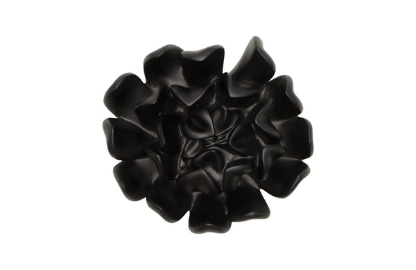Topsy Turvy Succulent Wall Art, Smallooth Matte Black