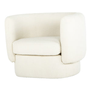 Moe's Koba Chair in Maya White