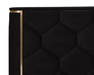 ALISHA BED - KING - MEG TAUPE