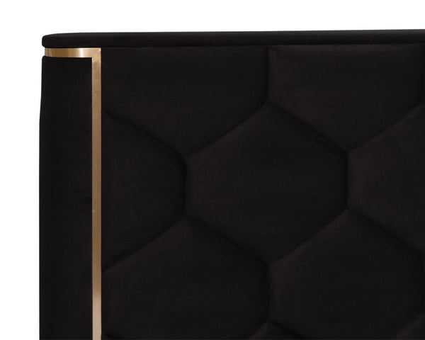 ALISHA BED - KING - MEG TAUPE