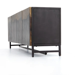 Stormy Media Console in Aged Brown
