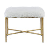 Charmed Sheepskin Small Bench