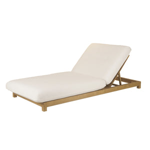 Enzo Outdoor Adjustable Lounge Chair in White