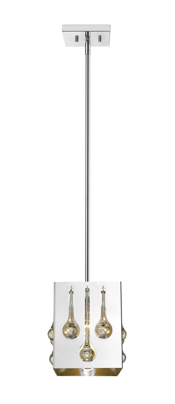 Oberon 1 Light Pendant in Chrome  Finish
