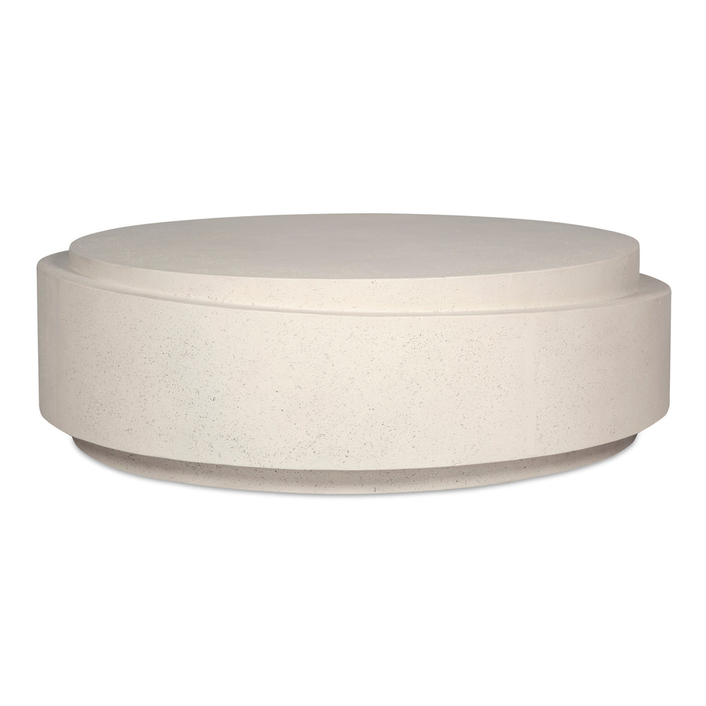 Moe's Cosmo Outdoor Coffee Table Off White