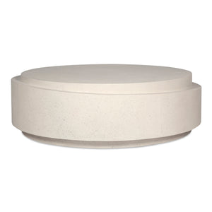 Moe's Cosmo Outdoor Coffee Table Off White