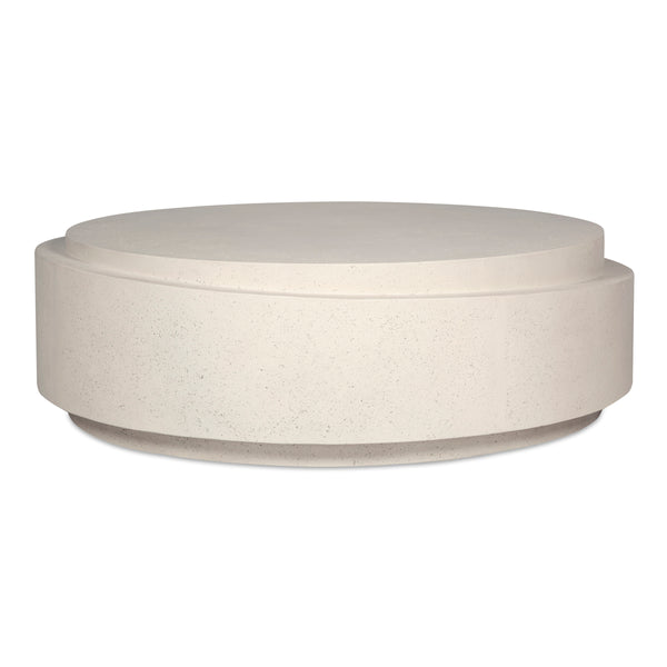 Moe's Cosmo Outdoor Coffee Table Off White