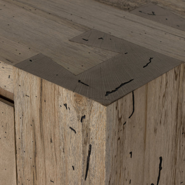 Abaso Sideboard In Rustic Wormwood Oak