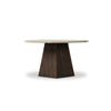 Brisa Round Dining Table 55" In Dune Onyx