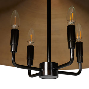 Siriano Chandelier in Oil Rubbed Bronze