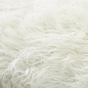 Charlotte Bench In Mongolian Cream Fur