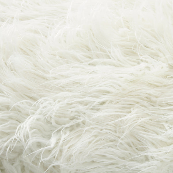 Charlotte Bench In Mongolian Cream Fur