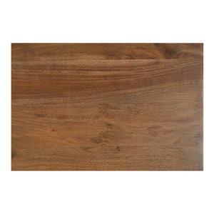 Lila Coffee Table with Bullnose Edging in Brown