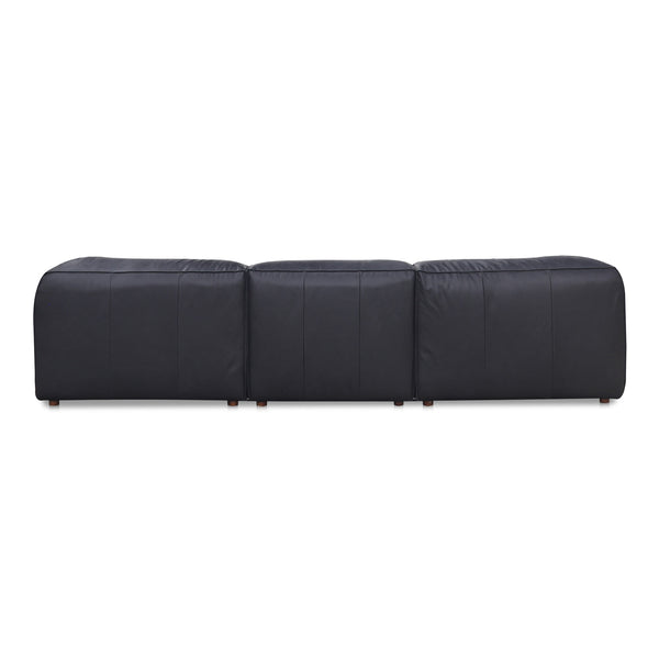 Form Signature Modular Sectional in Vantage Black Leather