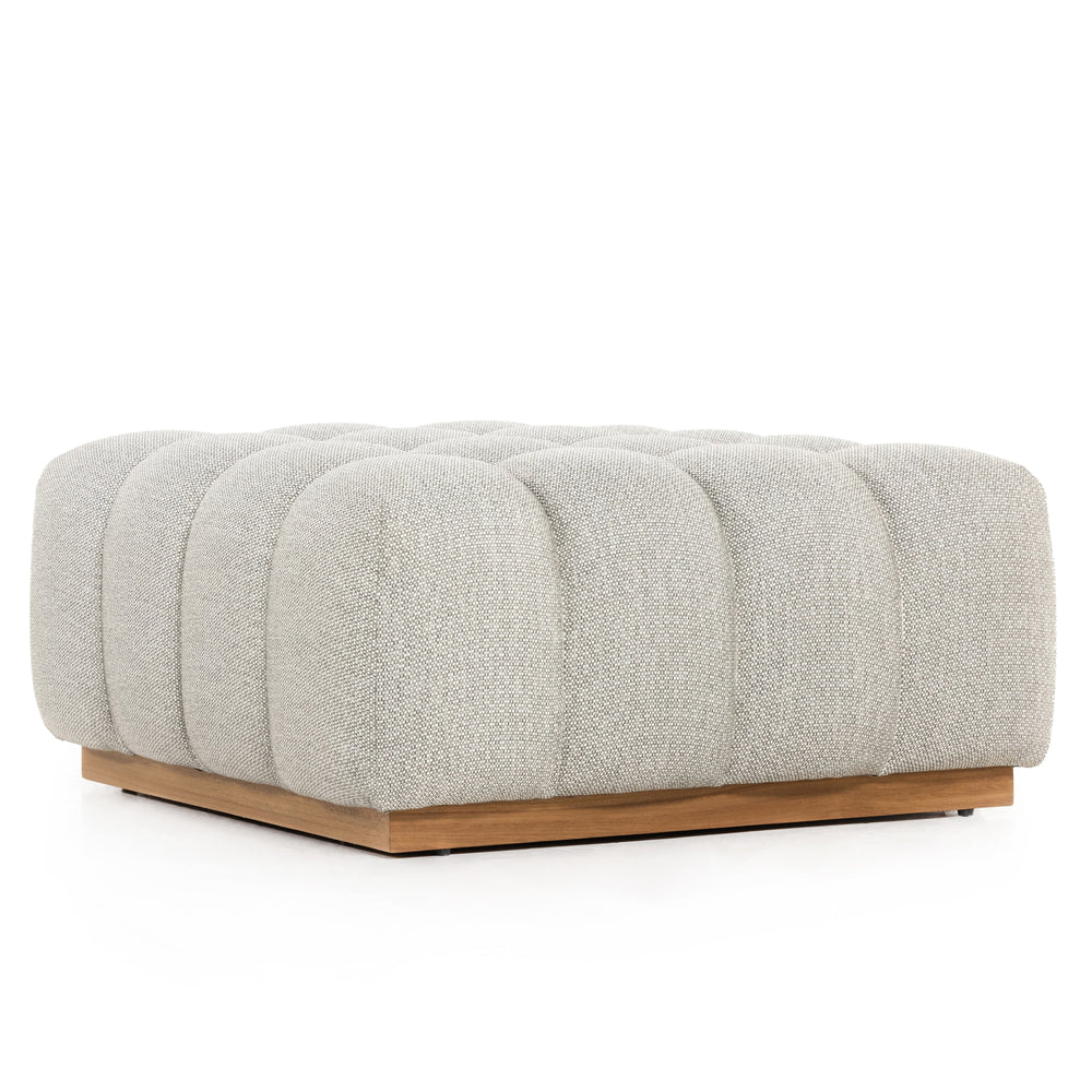 Roma Outdoor Ottoman Piece In Faye Ash