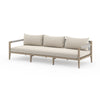 Sherwood Outdoor Sofa In 93" In Brown/Faye San