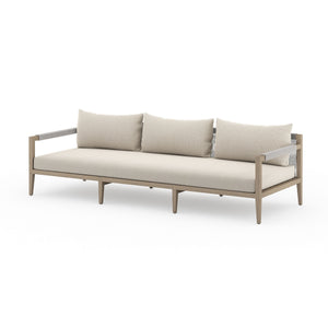Sherwood Outdoor Sofa In 93" In Brown/Faye San